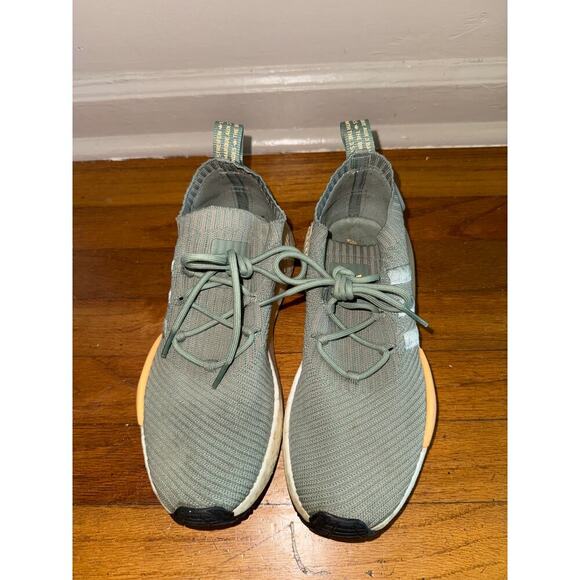 Adidas Originals NMD_R1 Silver Green Women's Running Sneaker IE9884 US8 - Picture 3 of 10